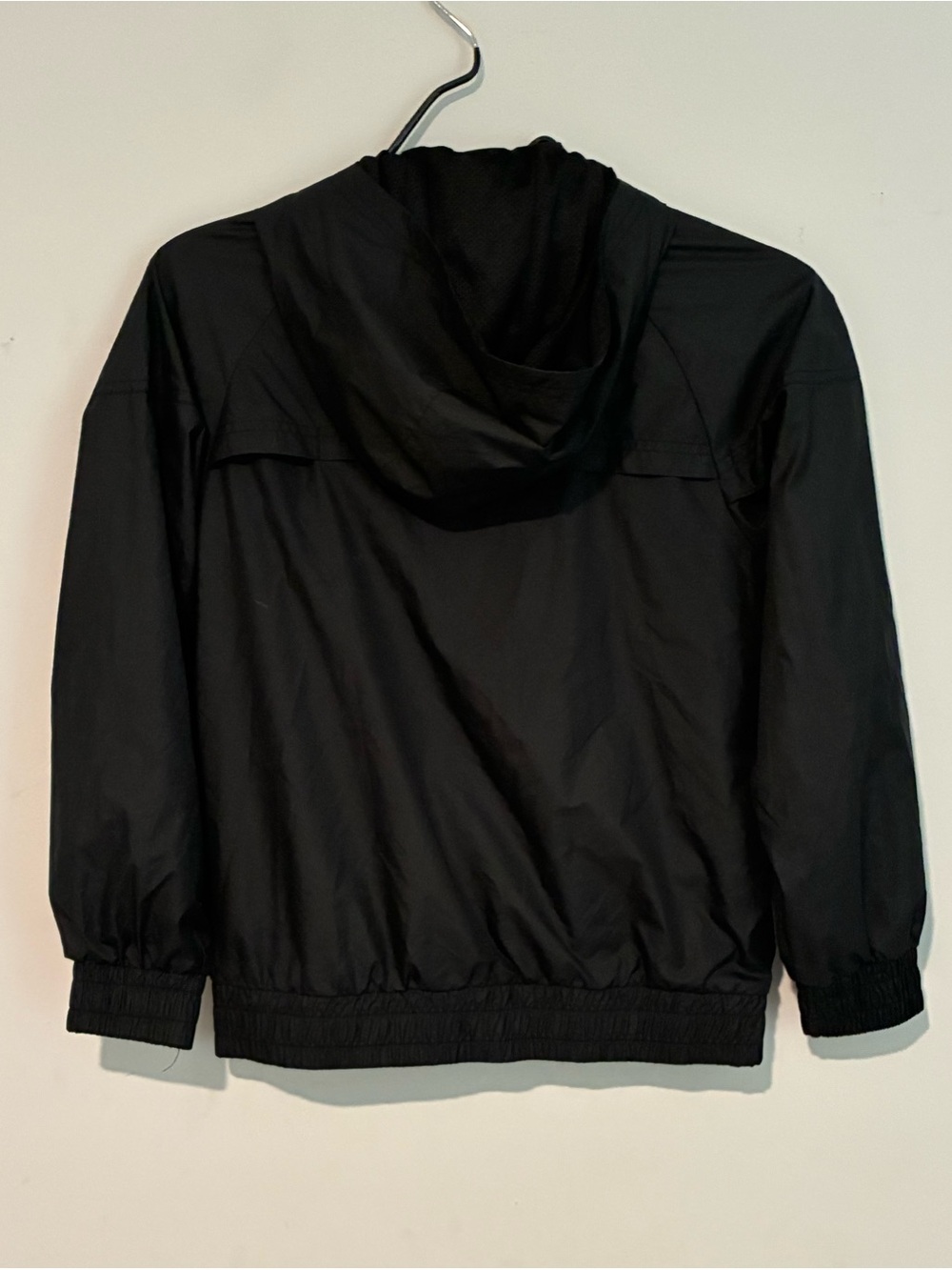 Nike Black Hooded Windbreaker Kids Size M - Picture 6 of 8
